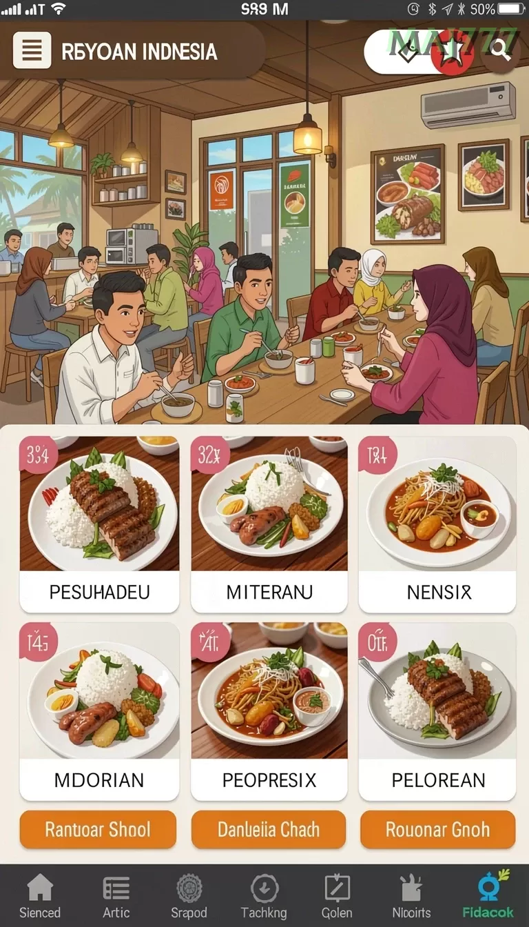 Cuplikan layar RR777 — halaman utama